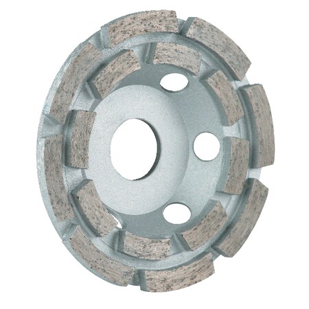 Ox Tools Ultimate Double Row Cup Wheel, Diameter: 4" / 100mm, Bore: 7/8" - 5/8" / 22mm - 15mm, 18 Segments OX-UCDT-4